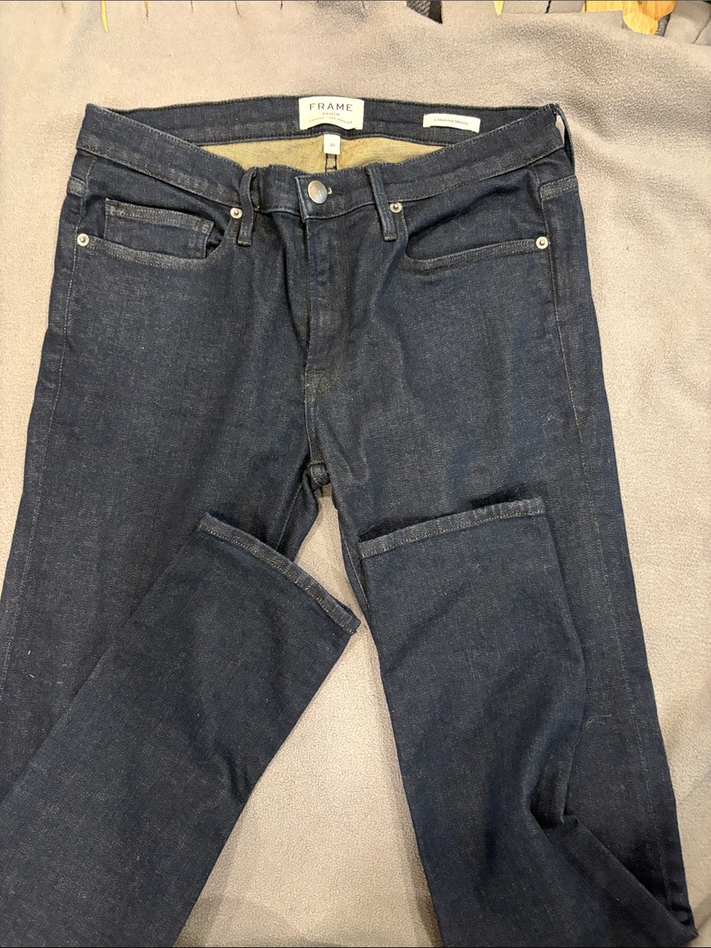 Men's Dark Blue Denim Jeans